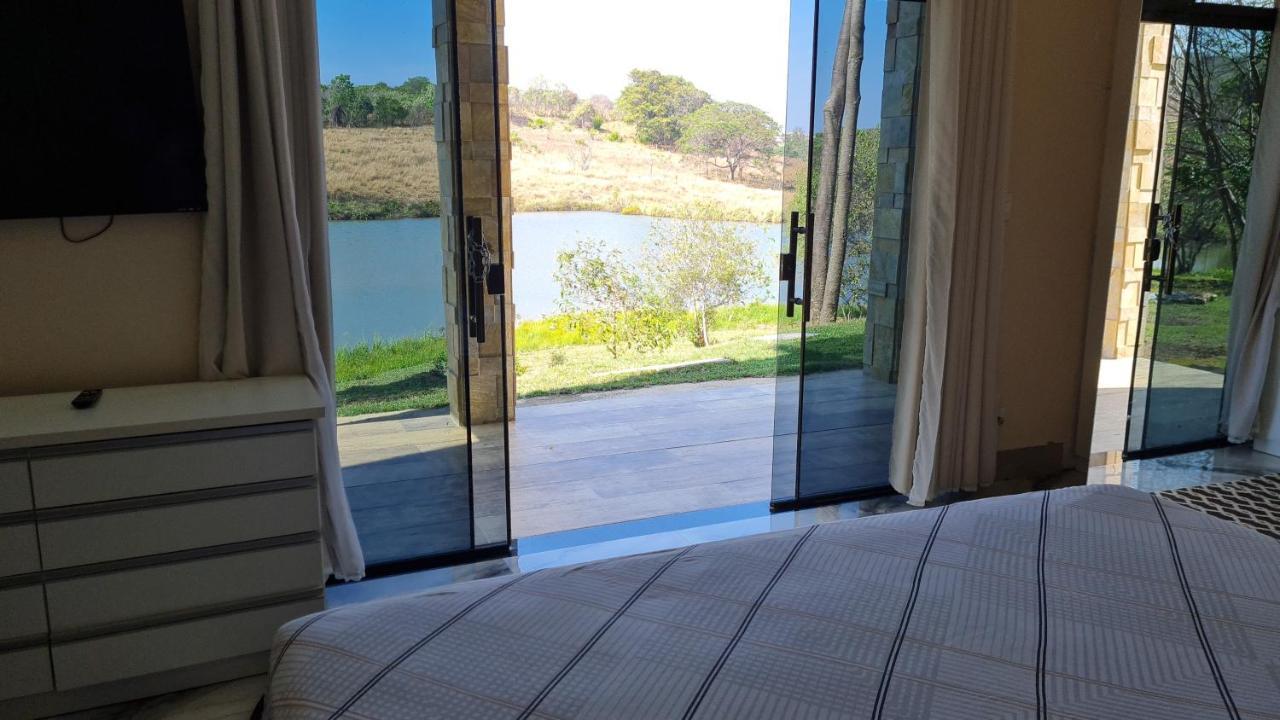 Chale Defronte Lagoa Na Serra Do Cipo Proximo A Cachoeira Grande, Cachoeira Do Pedrao E Cachoeira Veu Da Noiva 자보티카투바스 외부 사진