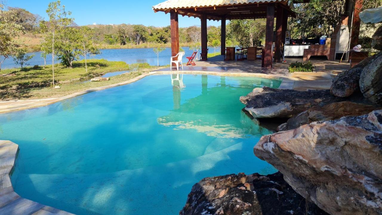 Chale Defronte Lagoa Na Serra Do Cipo Proximo A Cachoeira Grande, Cachoeira Do Pedrao E Cachoeira Veu Da Noiva 자보티카투바스 외부 사진